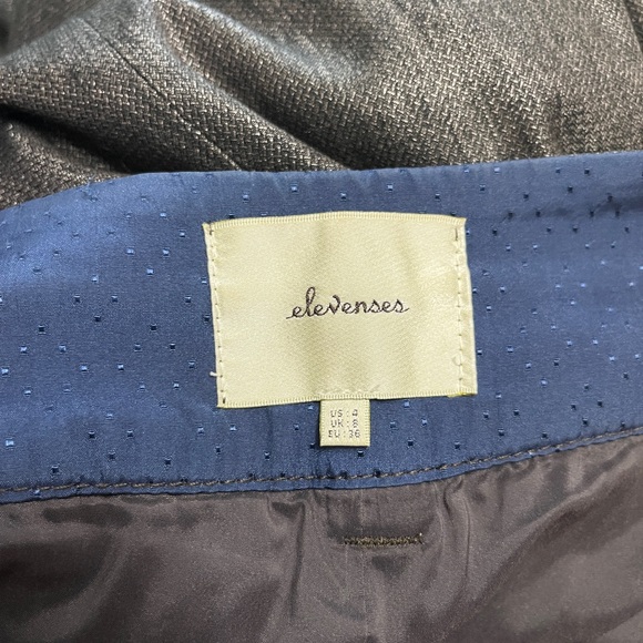 Elevenses Gray Wide-Leg Trousers Anthropologie - Picture 4 of 6